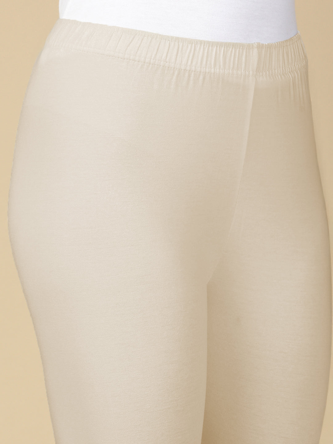 Butter Premium Cotton Stretch Ankle Length Leggings - PYNK