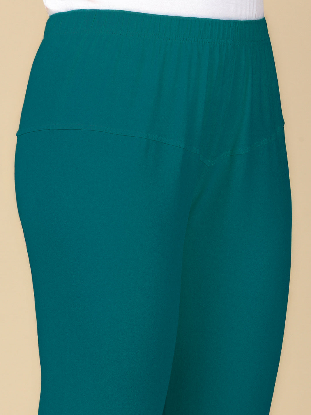 D Z Green Premium Cotton Stretch Churidar - PYNK