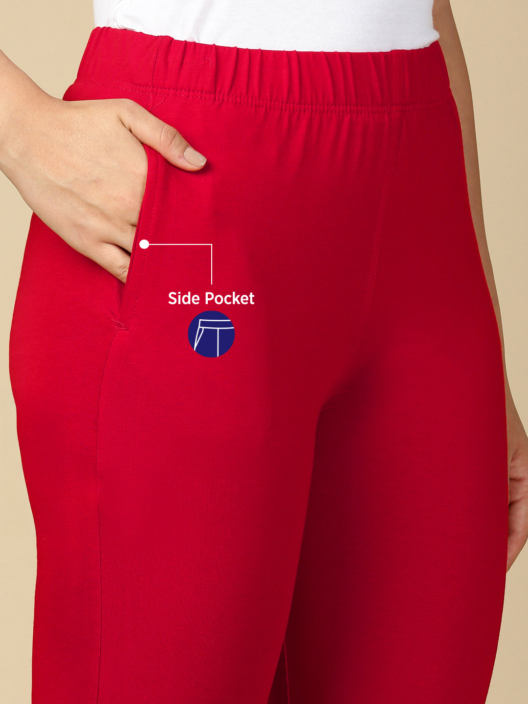 Rose Wood Kurti Pant - PYNK