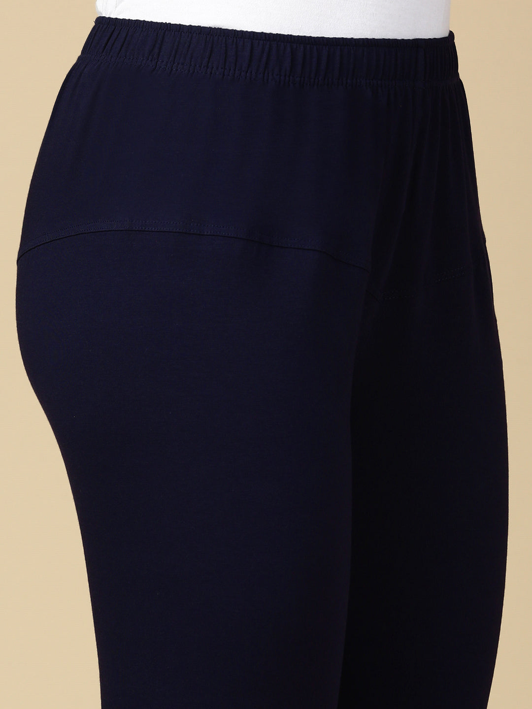 True Blue Premium Cotton Stretch Churidar - PYNK