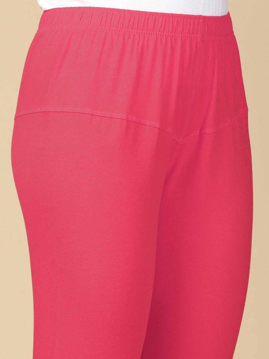 Camellia Rose Premium Cotton Stretch Churidar - PYNK