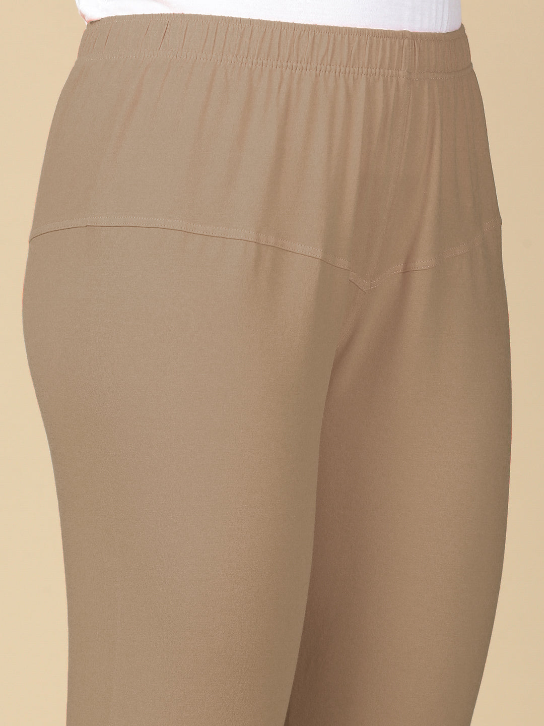 Clay Premium Cotton Stretch Churidar - PYNK