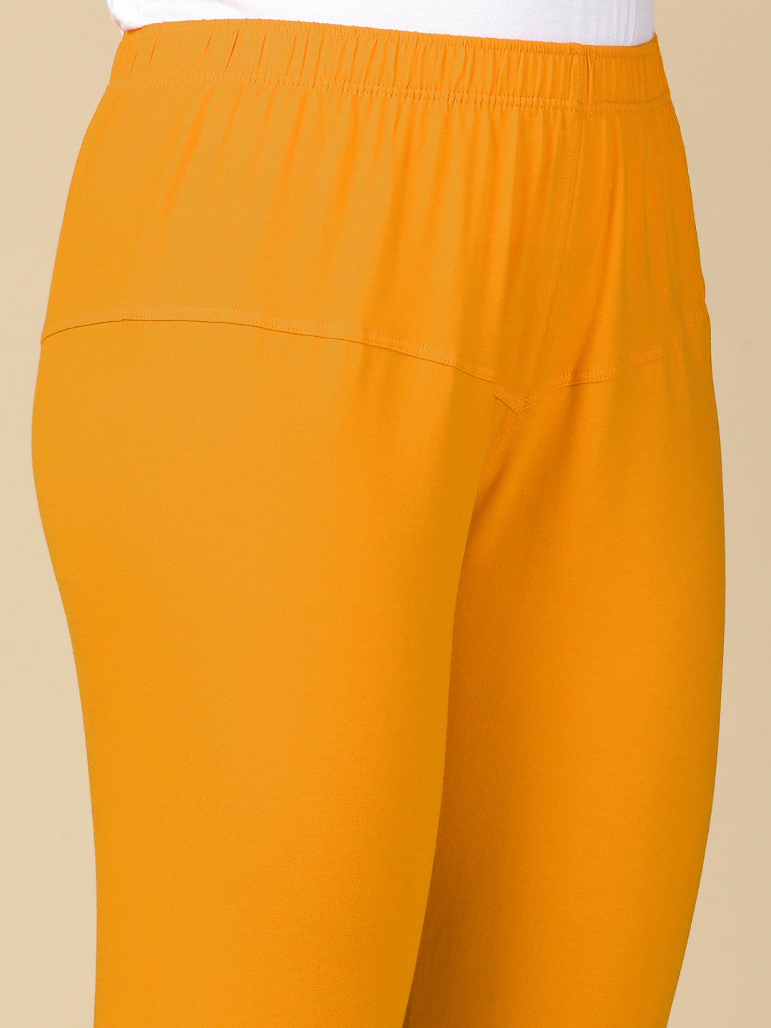 Turmeric Premium Cotton Stretch Churidar - PYNK