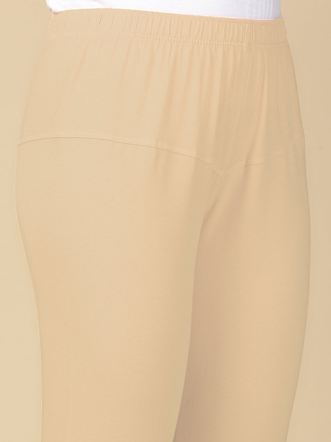 Skin Premium Cotton Stretch Churidar - PYNK