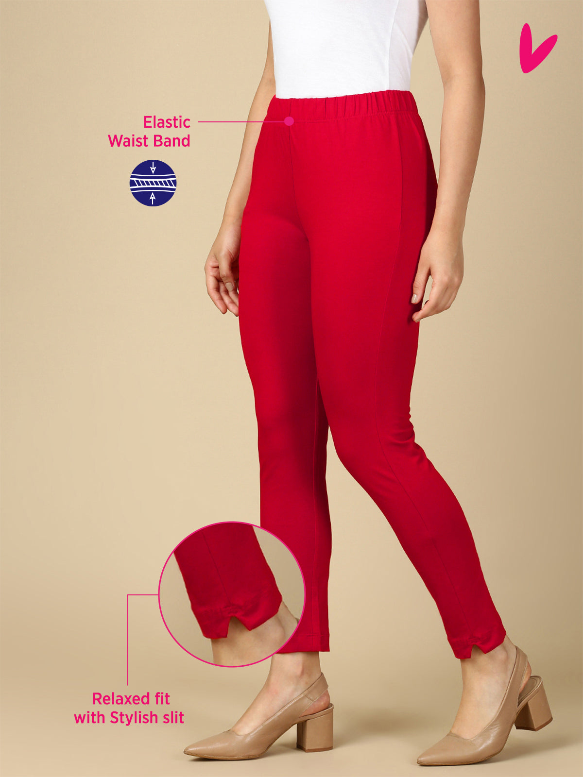 Rose Wood Kurti Pant - PYNK