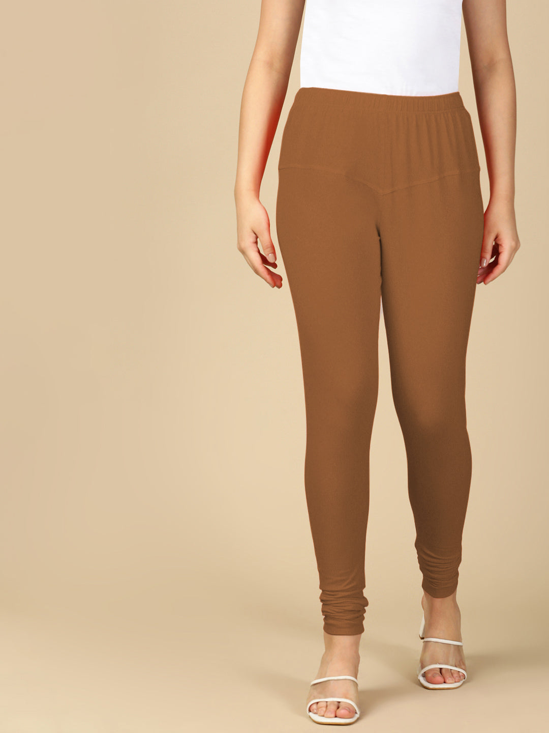 Fawn Premium Cotton Stretch Churidar - PYNK
