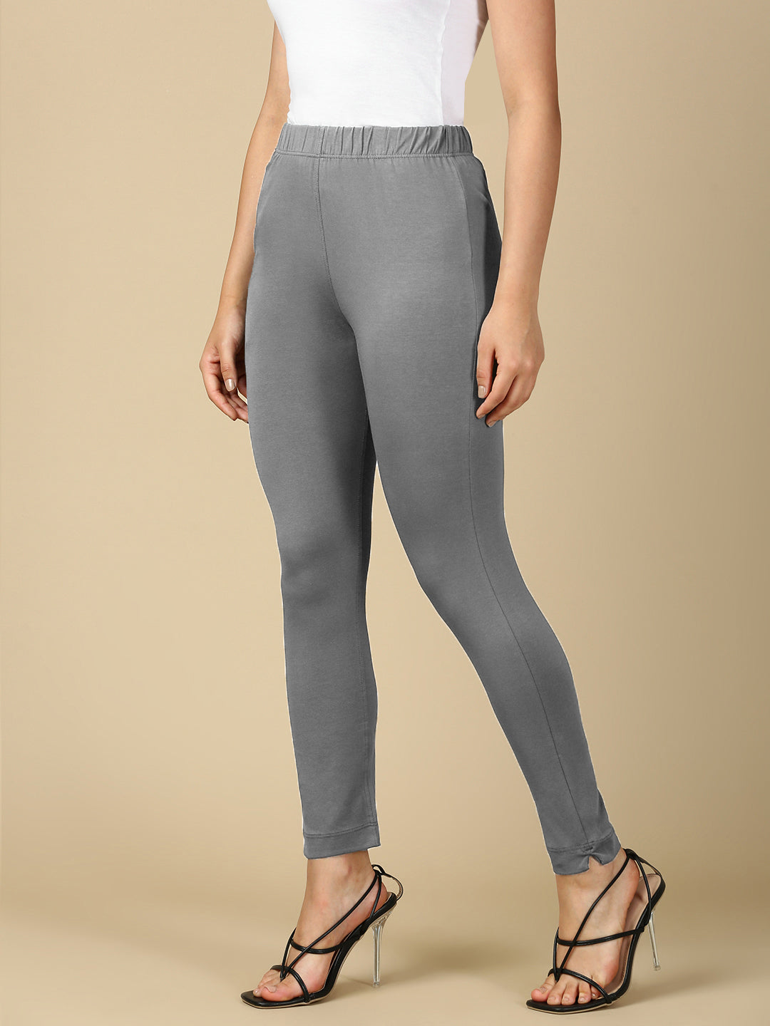 Cloud Grey Kurti Pant - PYNK