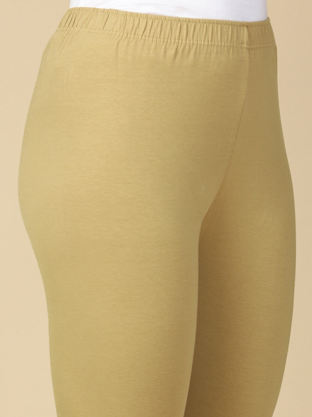 Granola Premium Cotton Stretch Ankle Length Leggings - PYNK