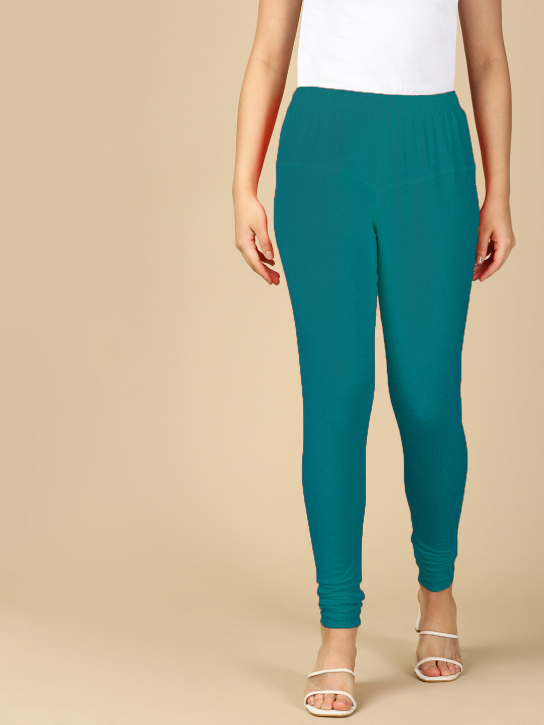 MZ.Green Premium Cotton Stretch Churidar - PYNK