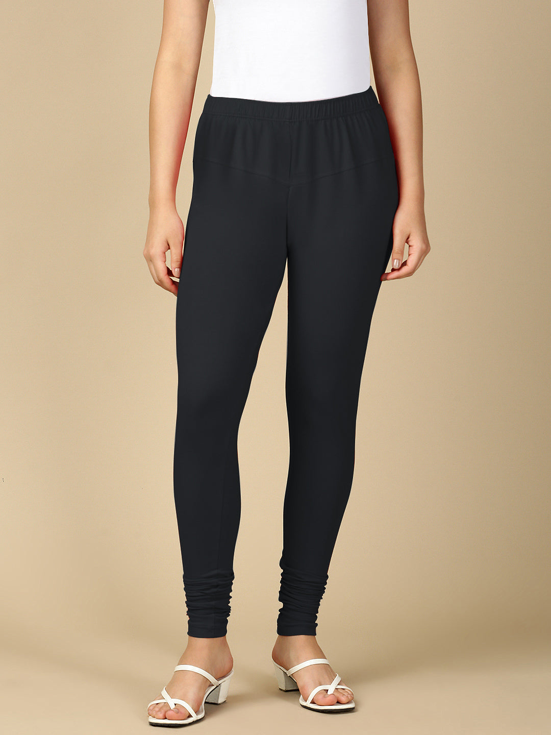 Ash Premium Cotton Stretch Churidar - PYNK