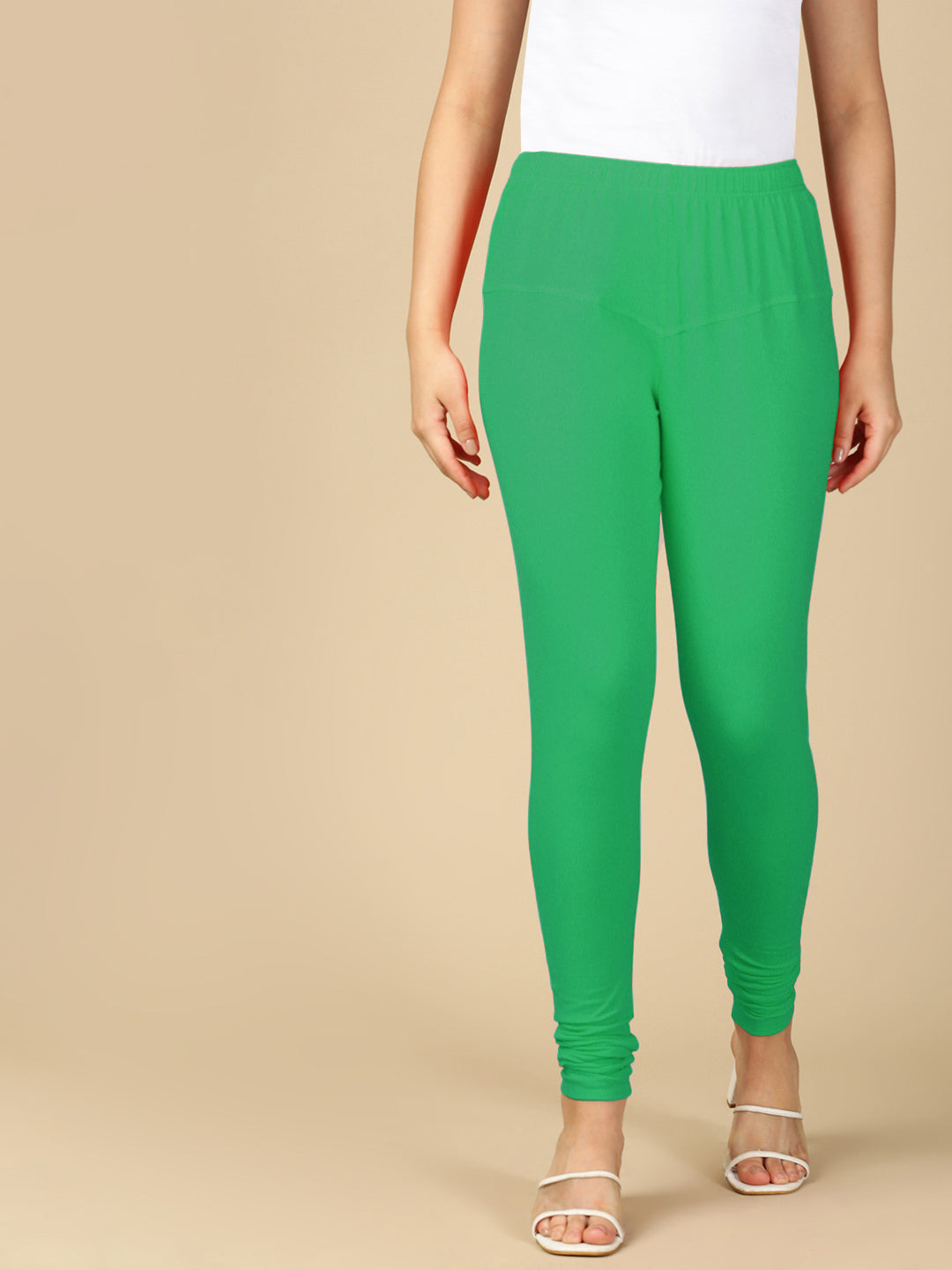 Kiwi Premium Cotton Stretch Churidar - PYNK