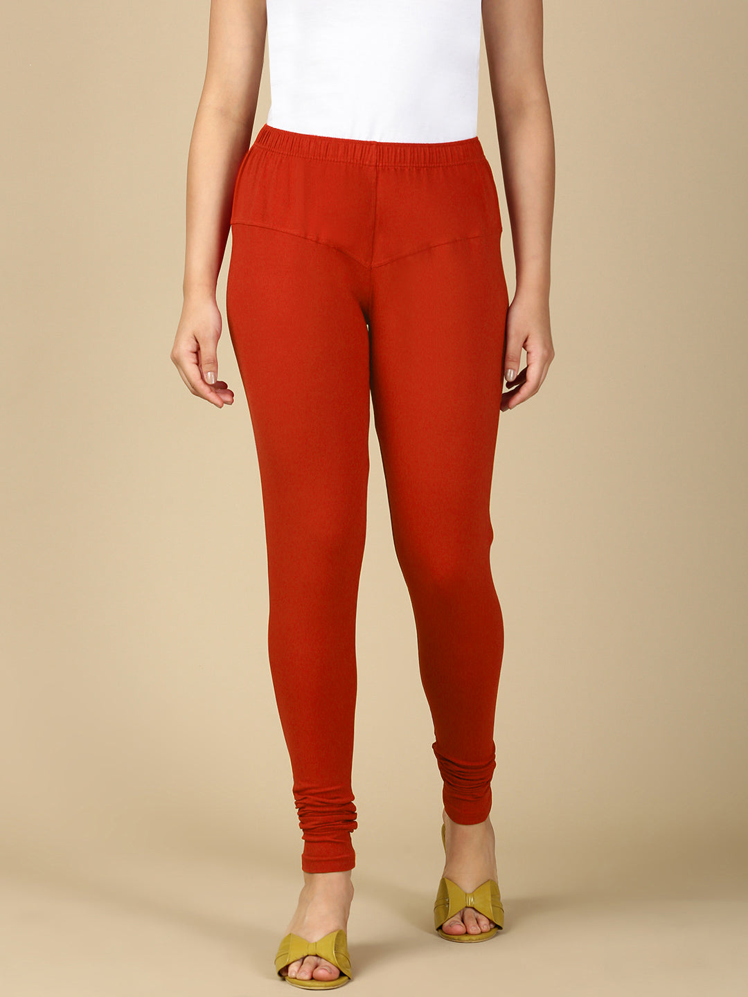 Scarlet Premium Cotton Stretch Churidar - PYNK