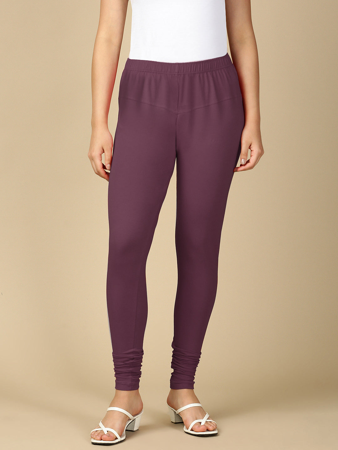 Onion Premium Cotton Stretch Churidar - PYNK
