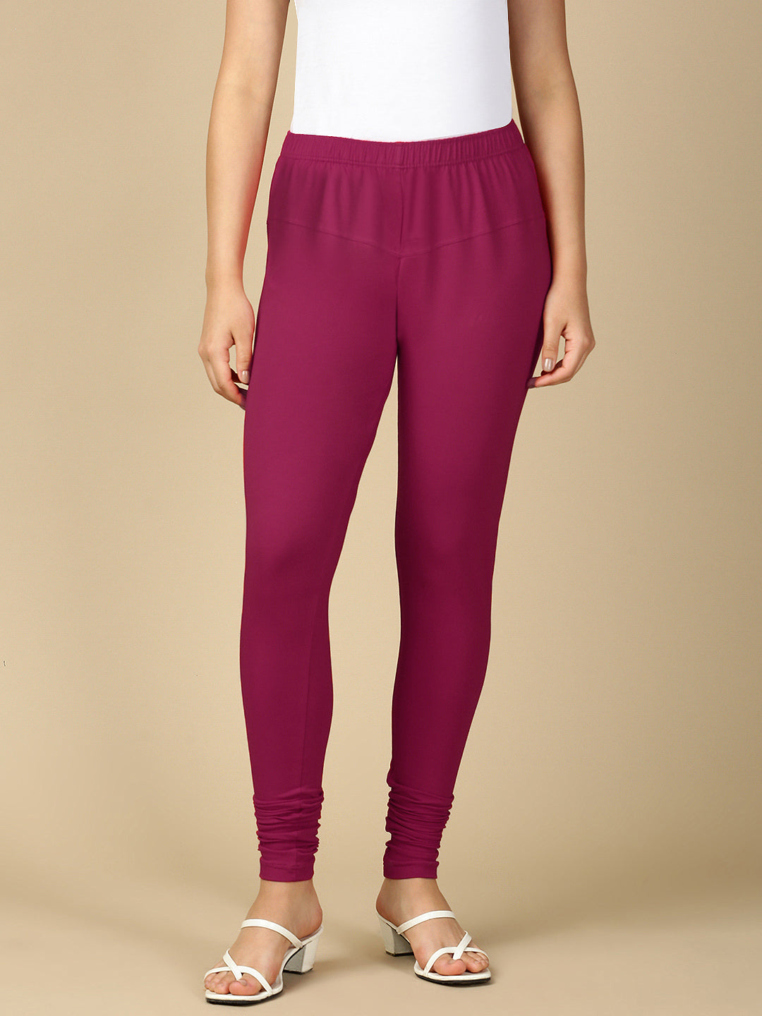 Falsa Premium Cotton Stretch Churidar - PYNK