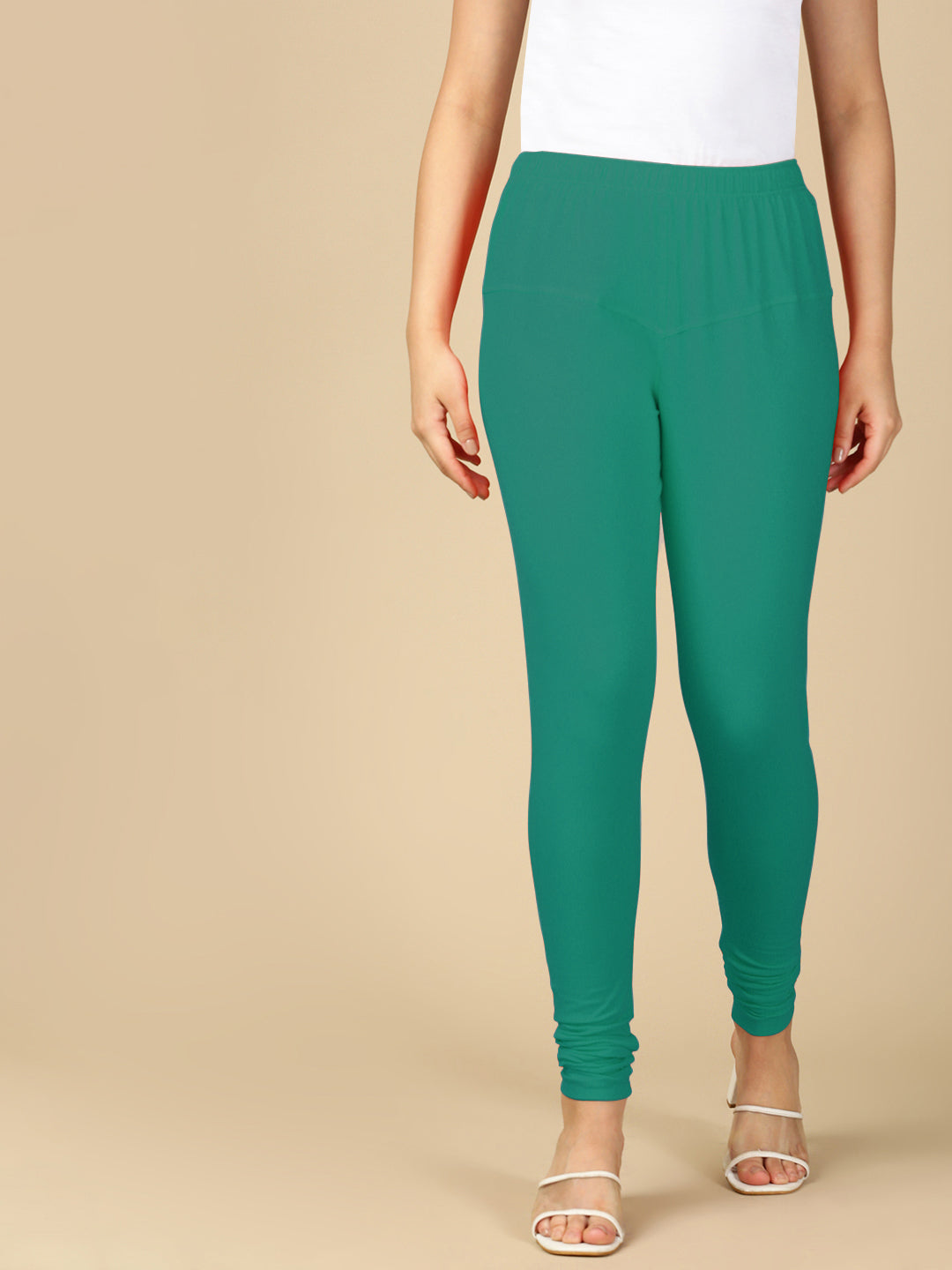 Jade Premium Cotton Stretch Churidar - PYNK