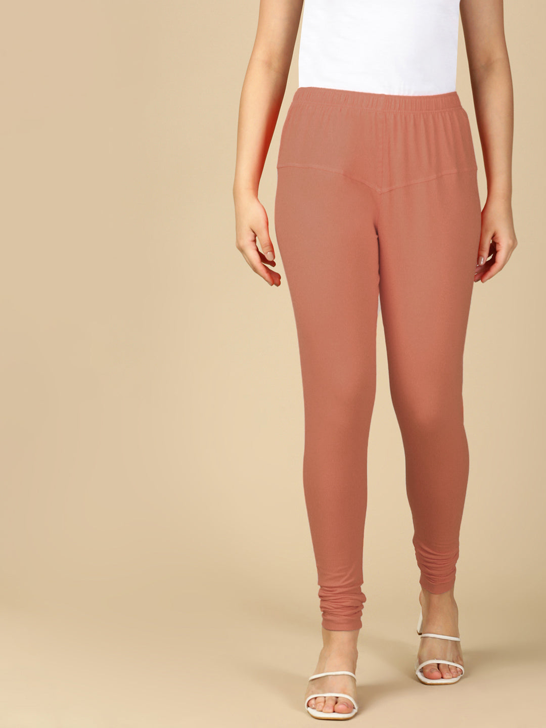Rosy Premium Cotton Stretch Churidar - PYNK