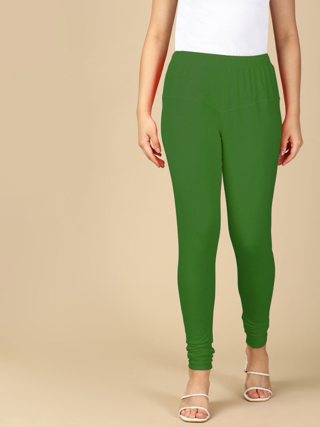 Moss Premium Cotton Stretch Churidar - PYNK