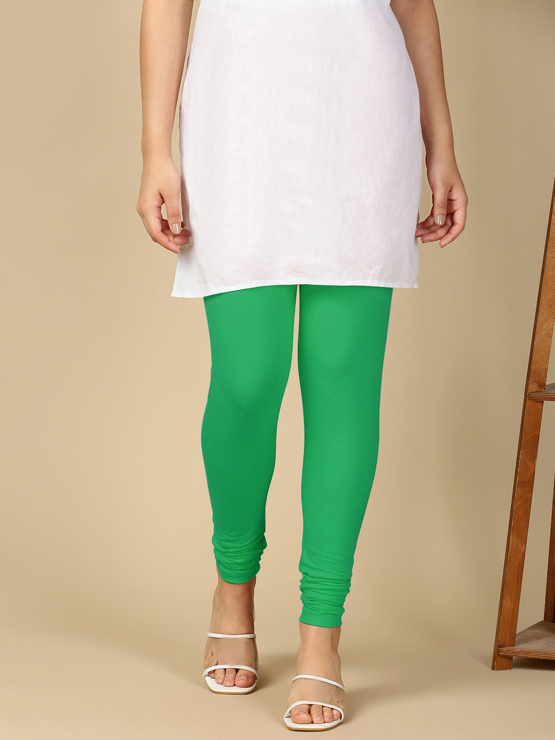 Kiwi Premium Cotton Stretch Churidar - PYNK