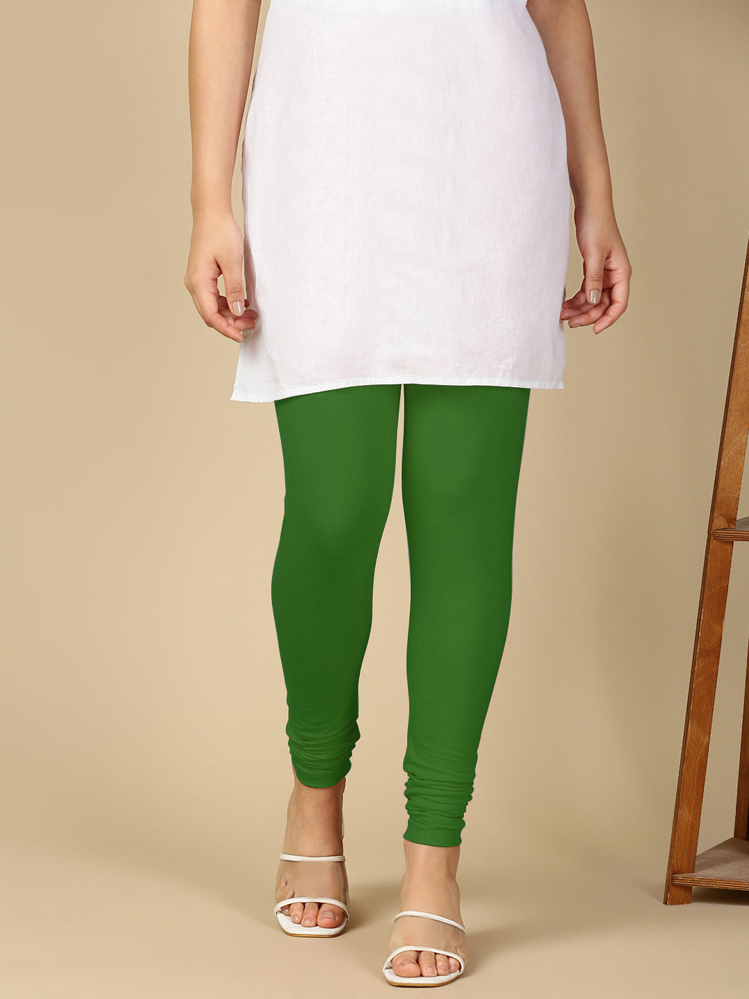 Moss Premium Cotton Stretch Churidar - PYNK