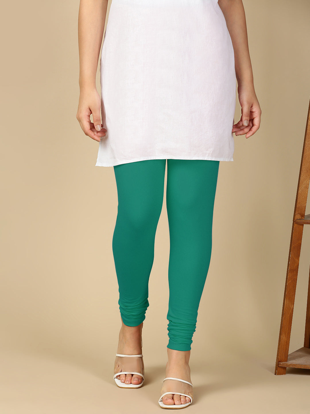 Jade Premium Cotton Stretch Churidar - PYNK
