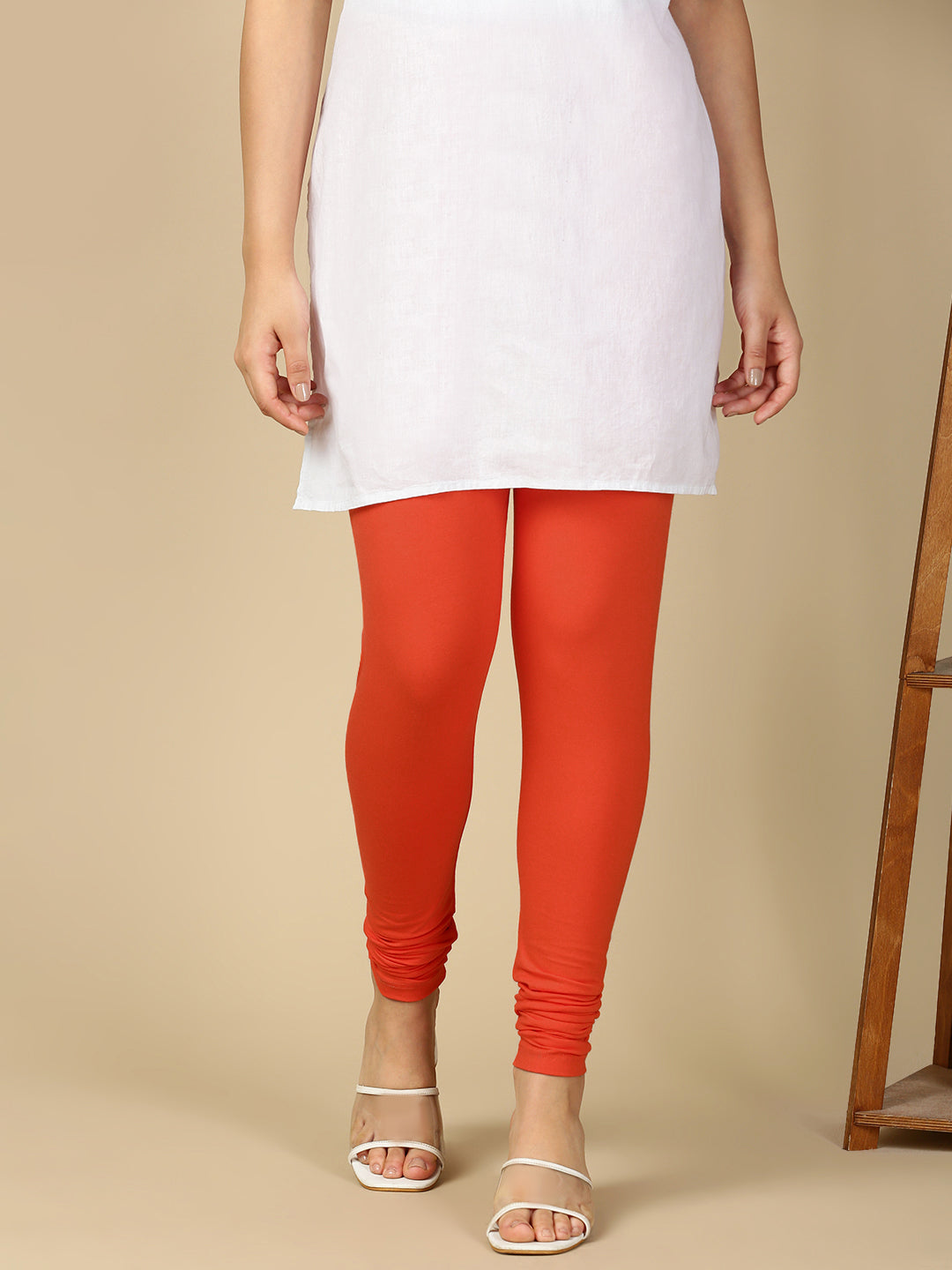 Mango Premium Cotton Stretch Churidar - PYNK