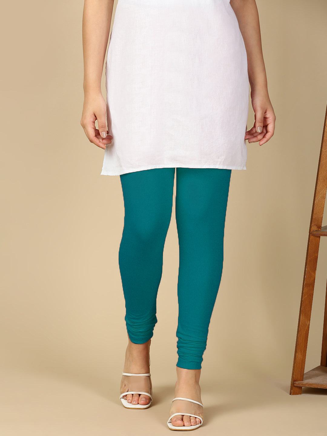 MZ.Green Premium Cotton Stretch Churidar - PYNK