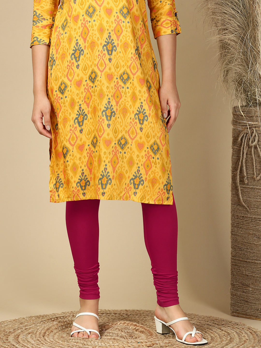 True Rani Premium Cotton Stretch Churidar - PYNK